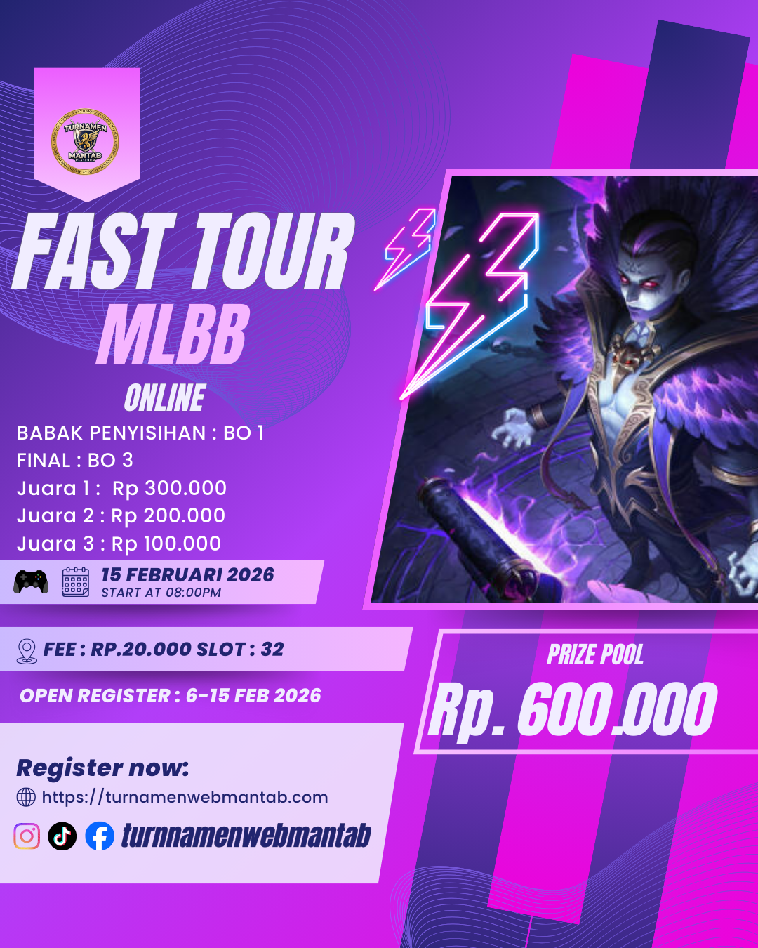Poster Turnamen FAST TOUR MLBB